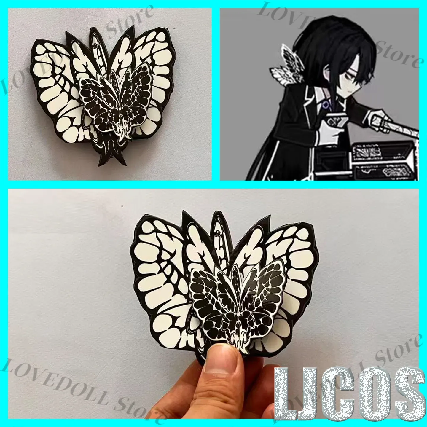Anime Limbus Company Yisang Bu - огляд і ціна Hair Clips