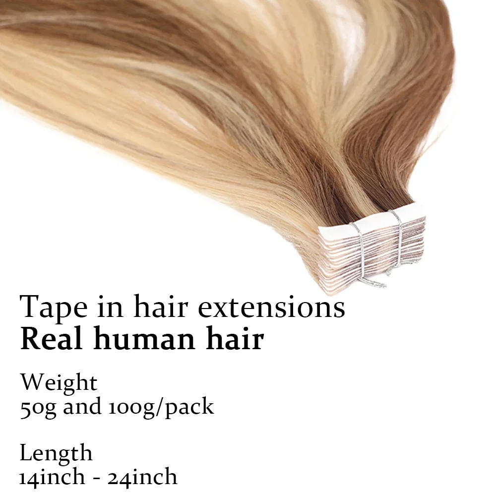 Tape In 100% Real Remy Human H - огляд і ціна Invisible Tape In Extensions Real Hair