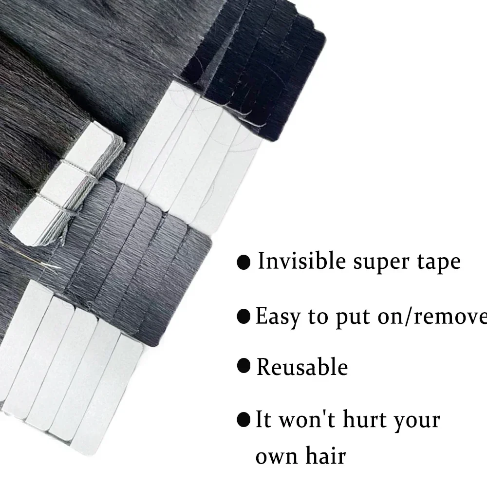 Tape In 100% Real Remy Human H - огляд і ціна Invisible Tape In Extensions Real Hair