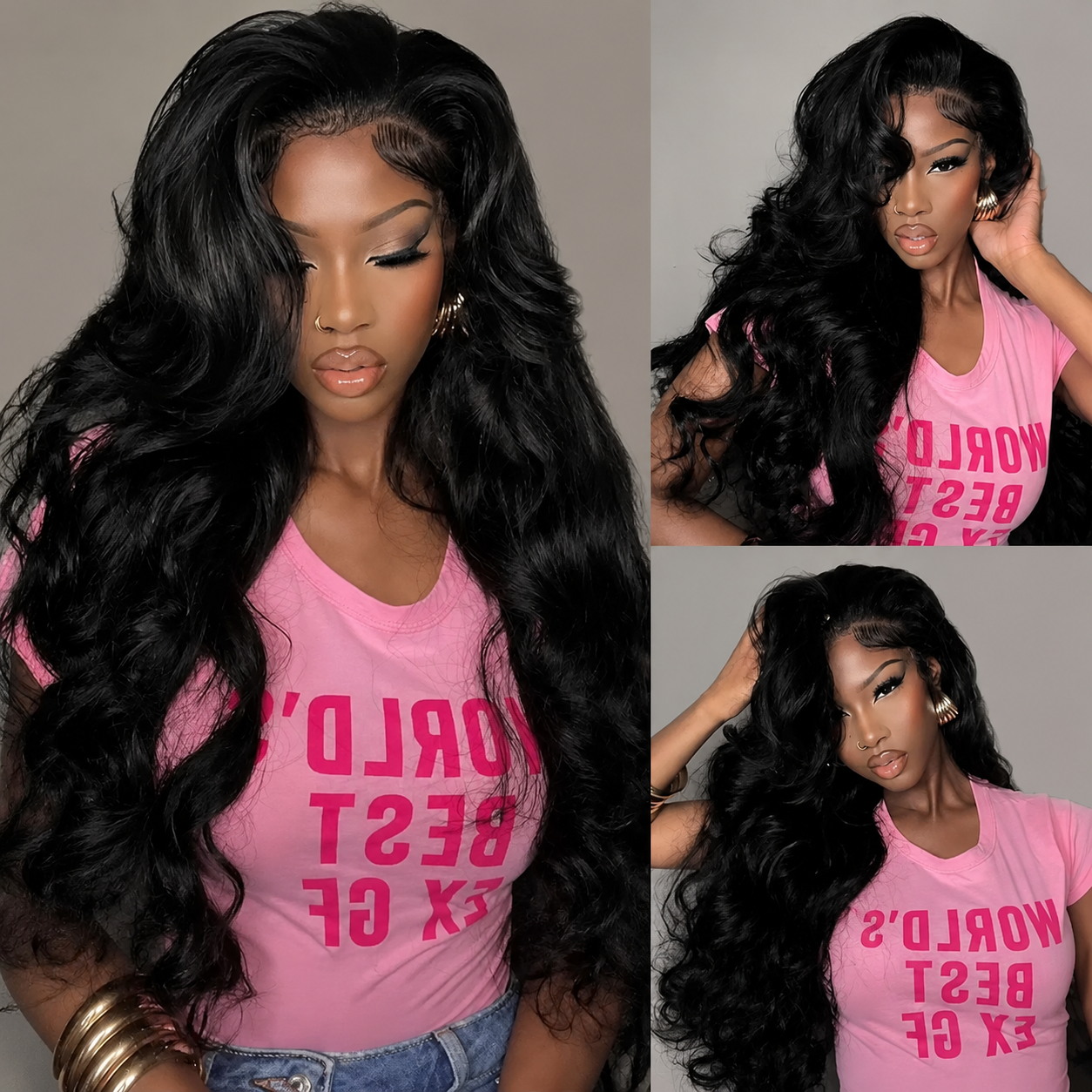34 inch 13x4 HD Transparent La - огляд і ціна Hd Lace Frontal Wig Human Hair Pre Plucked